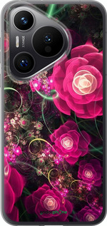 Силіконовий чехол Абстрактні квіти 3 для Huawei Pura 70 PRO - 850u-3700 изображение 
