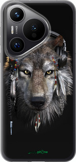 Силиконовый чехол Волк-меломан для Huawei Pura 70 PRO - 875u-3700 изображение 