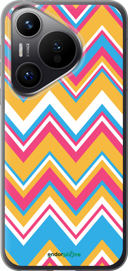 Силиконовый чехол Шеврон v2 для Huawei Pura 70 PRO - 1057u-3700 изображение 