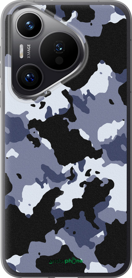 Силиконовый чехол Камуфляж v4 для Huawei Pura 70 PRO - 1182u-3700 изображение 
