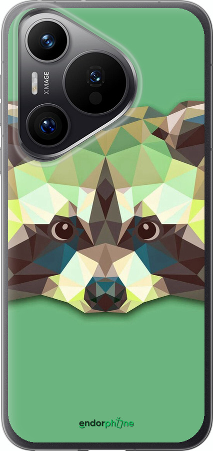 Силиконовый чехол Енот для Huawei Pura 70 PRO - 1217u-3700 изображение 