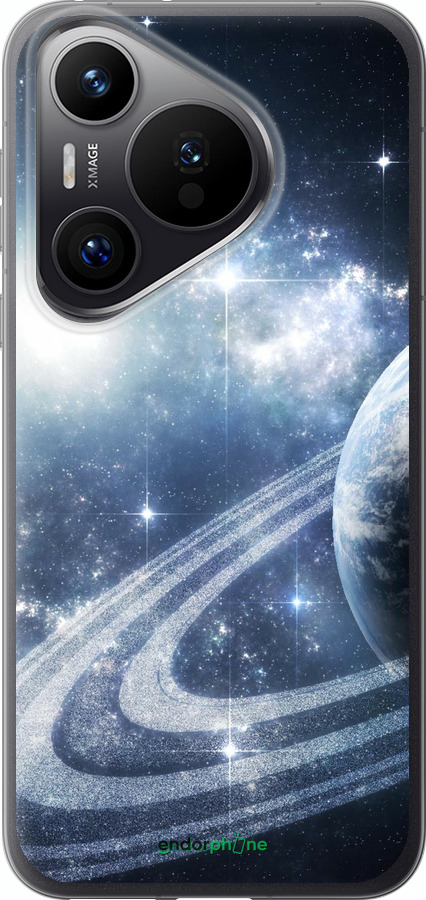 Силіконовий чехол Кільця Сатурна для Huawei Pura 70 PRO - 173u-3700 изображение 