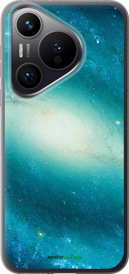 Силиконовый чехол Голубая галактика для Huawei Pura 70 PRO - 177u-3700 изображение 