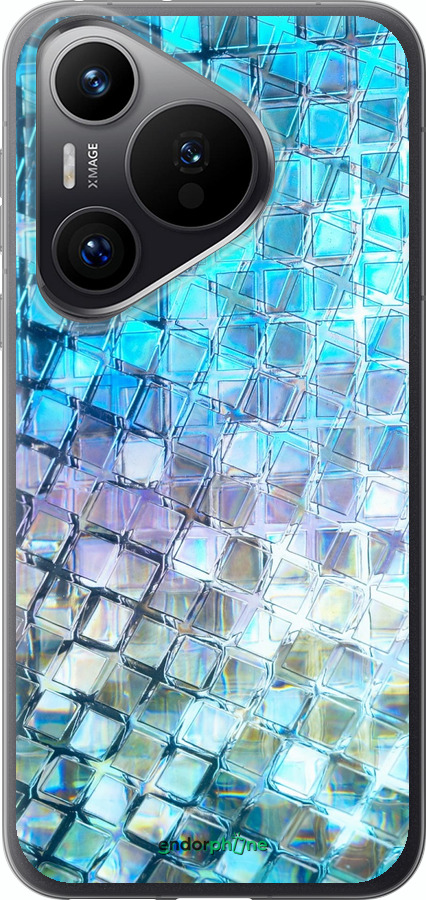 Силиконовый чехол Переливающаяся чешуя для Huawei Pura 70 PRO - 227u-3700 изображение 
