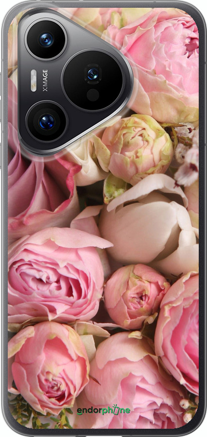 Силиконовый чехол Розы v2 для Huawei Pura 70 PRO - 2320u-3700 изображение 