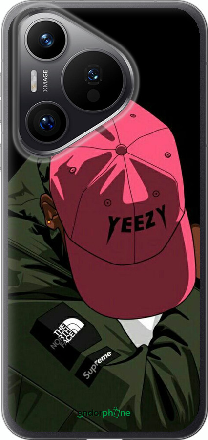 Силіконовий чехол logo de yeezy для Huawei Pura 70 PRO - 3995u-3700 изображение 