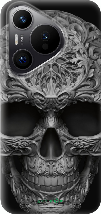 Силиконовый чехол skull-ornament для Huawei Pura 70 PRO - 4101u-3700 изображение 