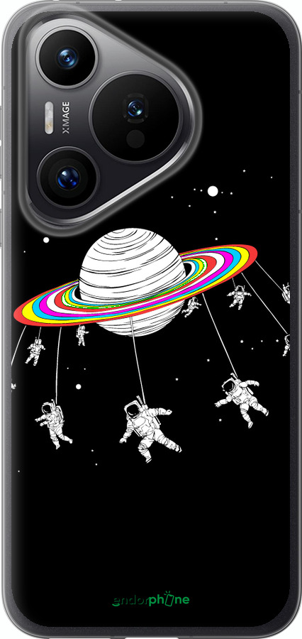 Силиконовый чехол Лунная карусель для Huawei Pura 70 PRO - 4136u-3700 изображение 