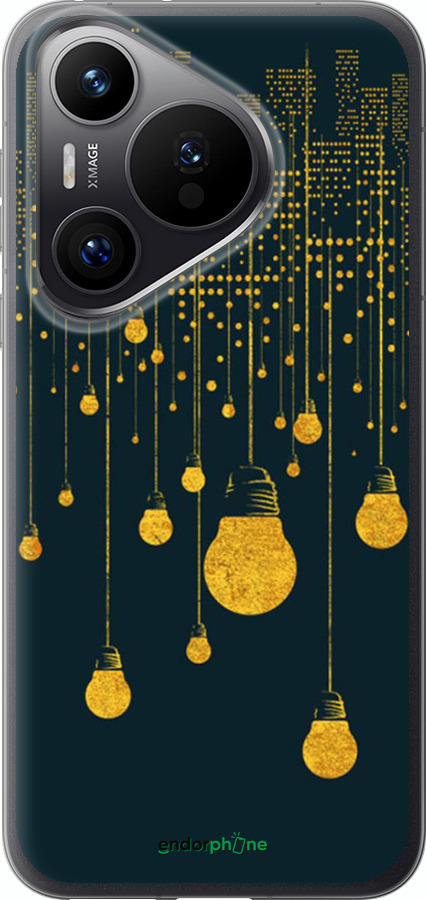 Силиконовый чехол Иллюстрация ночного города для Huawei Pura 70 PRO - 4162u-3700 изображение 