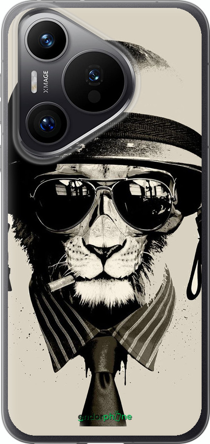 Силиконовый чехол tattoo soldier для Huawei Pura 70 PRO - 4165u-3700 изображение 