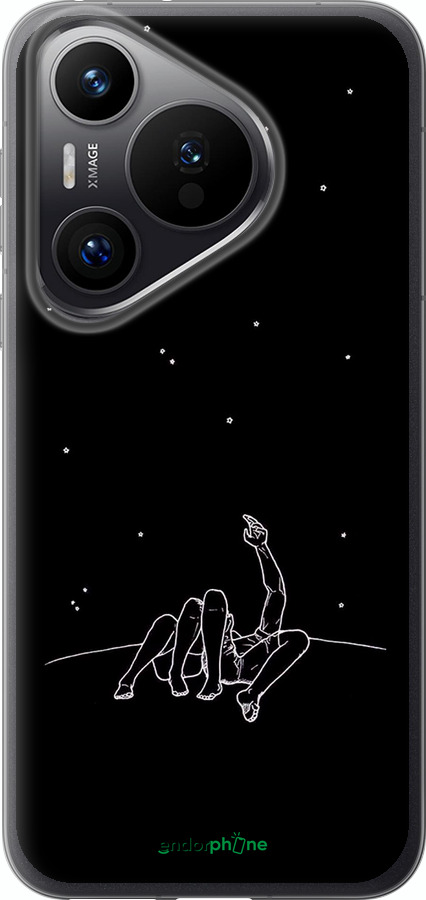Силиконовый чехол Романтика для Huawei Pura 70 PRO - 4306u-3700 изображение 