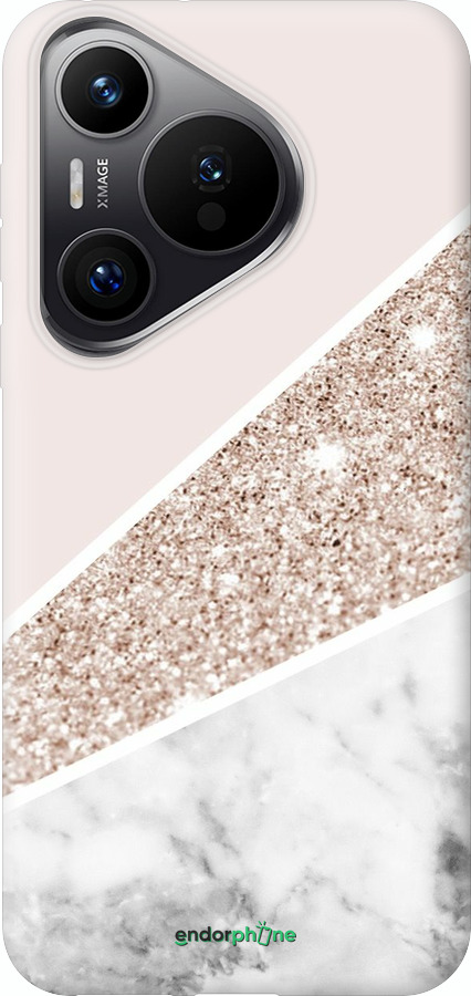 Силіконовий чехол Пастельний мармур для Huawei Pura 70 PRO - 4342u-3700 изображение 