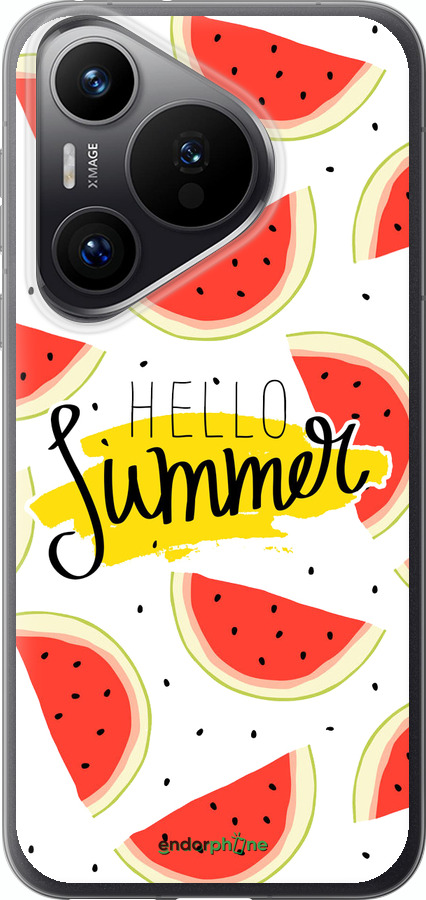 Силиконовый чехол Hello Summer для Huawei Pura 70 PRO - 4356u-3700 изображение 