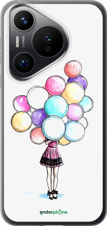 Силиконовый чехол Шарики для Huawei Pura 70 PRO - 4387u-3700 изображение 