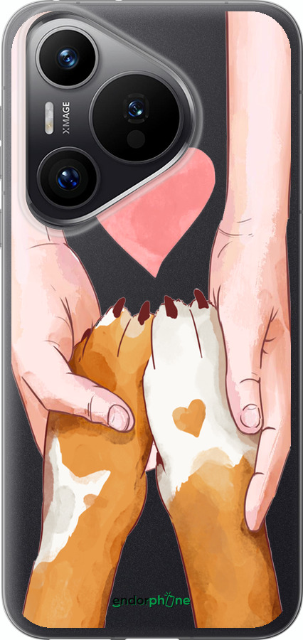 Силиконовый чехол Дружба для Huawei Pura 70 PRO - 4410u-3700 изображение 