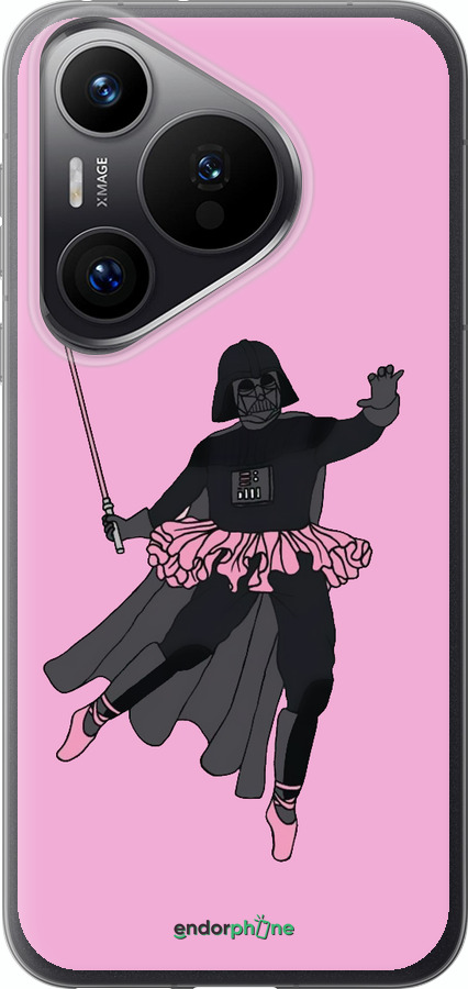 Силіконовий чехол Pink Wader для Huawei Pura 70 PRO - 4456u-3700 изображение 