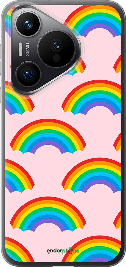 Силиконовый чехол Rainbows для Huawei Pura 70 PRO - 4478u-3700 изображение 