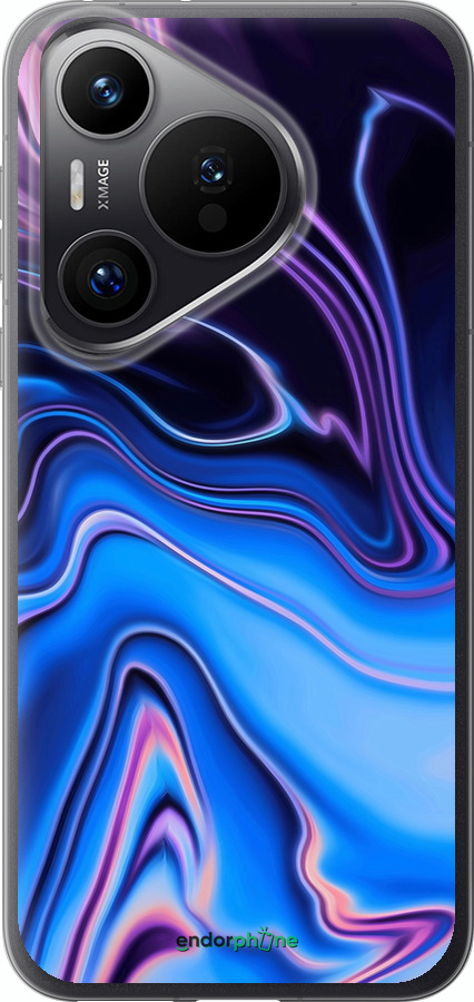 Силиконовый чехол Узор воды для Huawei Pura 70 PRO - 4491u-3700 изображение 
