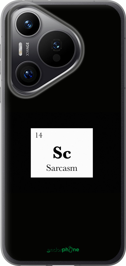 Силиконовый чехол Сарказм для Huawei Pura 70 PRO - 4501u-3700 изображение 