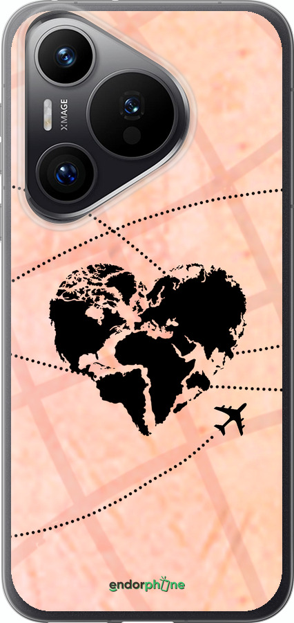 Силиконовый чехол Путешествуй для Huawei Pura 70 PRO - 4607u-3700 изображение 