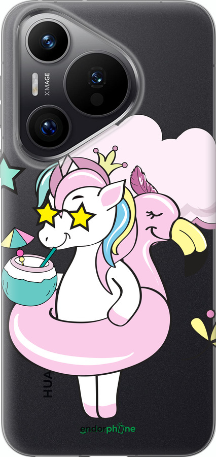 Силиконовый чехол Crown Unicorn для Huawei Pura 70 PRO - 4660u-3700 изображение 