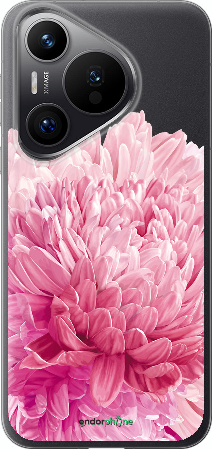 Силіконовий чехол Хризантема для Huawei Pura 70 PRO - 4666u-3700 изображение 