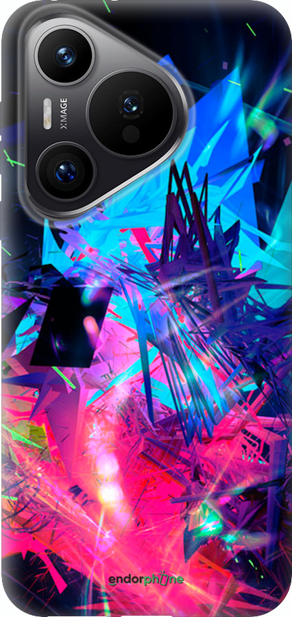 Силиконовый чехол Абстрактный чехол для Huawei Pura 70 PRO - 4681u-3700 изображение 