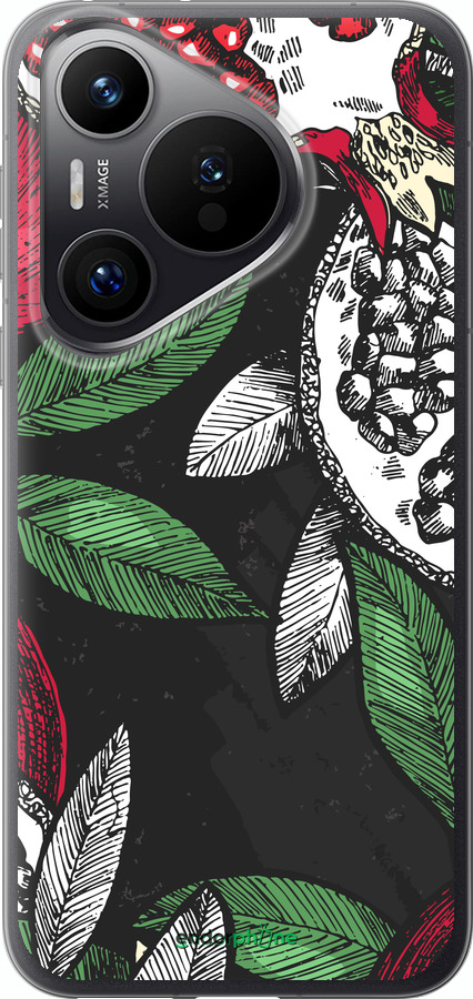 Силиконовый чехол Гранат для Huawei Pura 70 PRO - 4692u-3700 изображение 