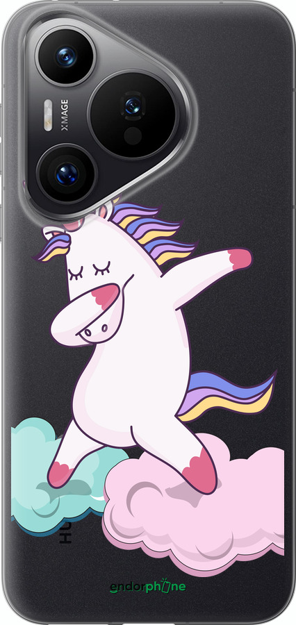 Силіконовий чехол Єдиноріг для Huawei Pura 70 PRO - 4702u-3700 изображение 