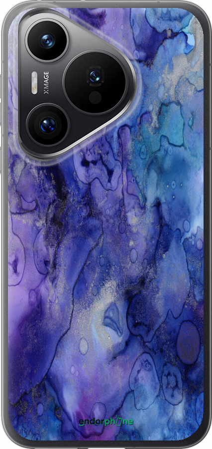Силиконовый чехол Мрамор 7 для Huawei Pura 70 PRO - 4802u-3700 изображение 