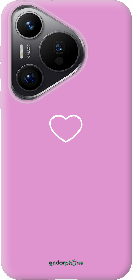 Силиконовый чехол Сердце 2 для Huawei Pura 70 PRO - 4863u-3700 изображение 