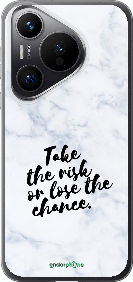 Силиконовый чехол Рискнуть или потерять шанс для Huawei Pura 70 PRO - 4866u-3700 изображение 