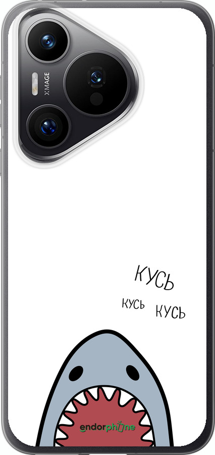 Силиконовый чехол Акула для Huawei Pura 70 PRO - 4870u-3700 изображение 