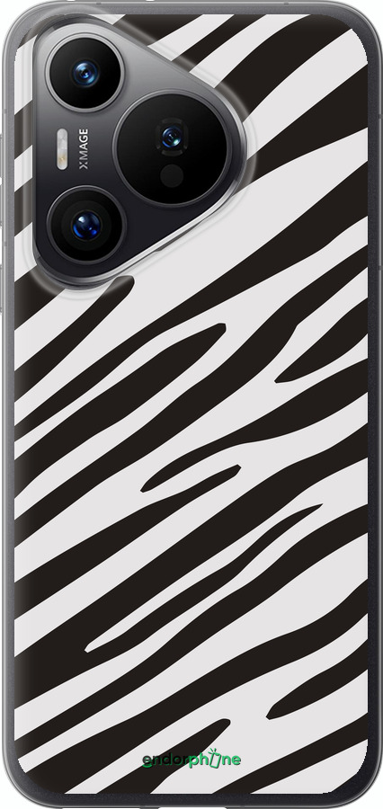 Силиконовый чехол Классическая зебра для Huawei Pura 70 PRO - 4874u-3700 изображение 