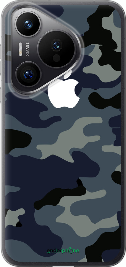 Силиконовый чехол Камуфляж 1 для Huawei Pura 70 PRO - 4897u-3700 изображение 