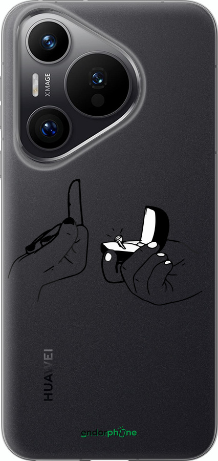 Силиконовый чехол Предложение для Huawei Pura 70 PRO - 4898u-3700 изображение 