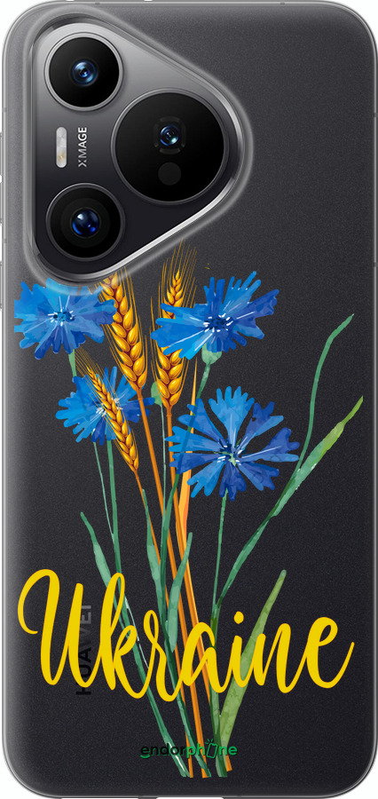Силіконовий чехол Ukraine v2 для Huawei Pura 70 PRO - 5445u-3700 изображение 