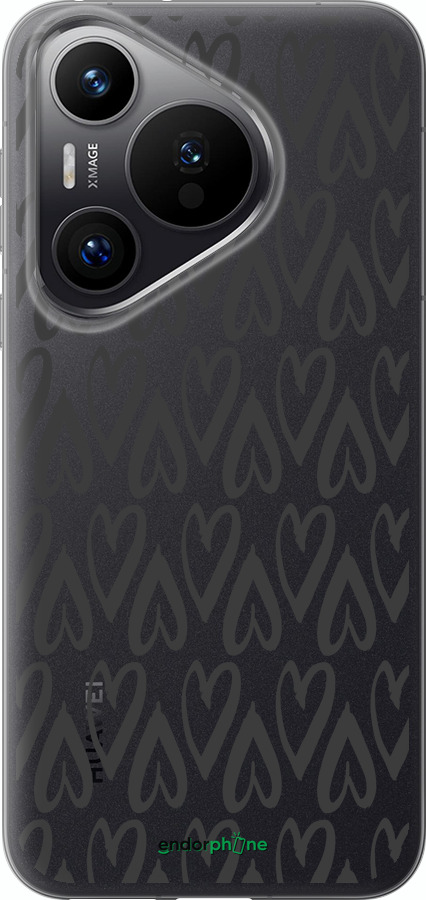 Силіконовий чехол Серця v2 для Huawei Pura 70 PRO - 5497u-3700 изображение 