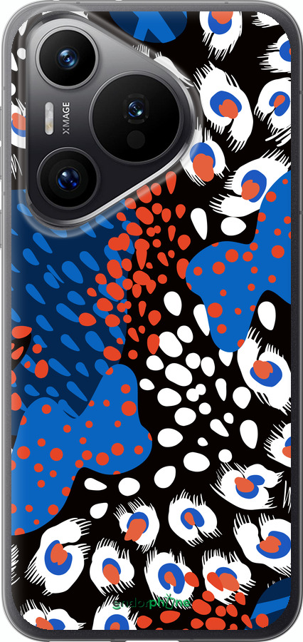 Силиконовый чехол Абстрактный фон v2 для Huawei Pura 70 PRO - 5503u-3700 изображение 