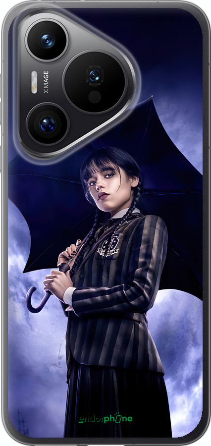 Силиконовый чехол Wednesday v2 для Huawei Pura 70 PRO - 5516u-3700 изображение 