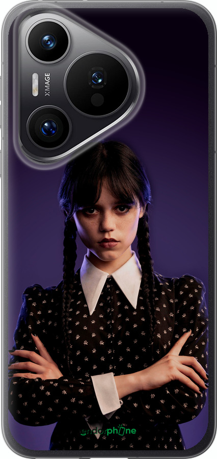 Силіконовий чехол Wednesday v3 для Huawei Pura 70 PRO - 5517u-3700 изображение 