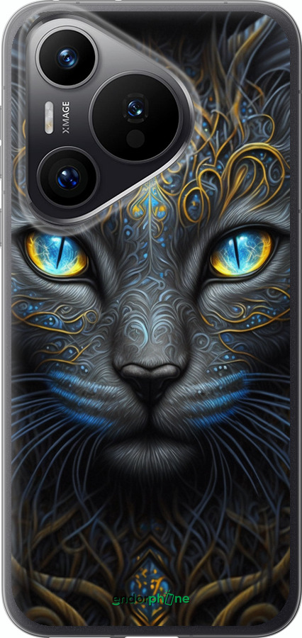 Силіконовий чехол Кішка для Huawei Pura 70 PRO - 5548u-3700 изображение 
