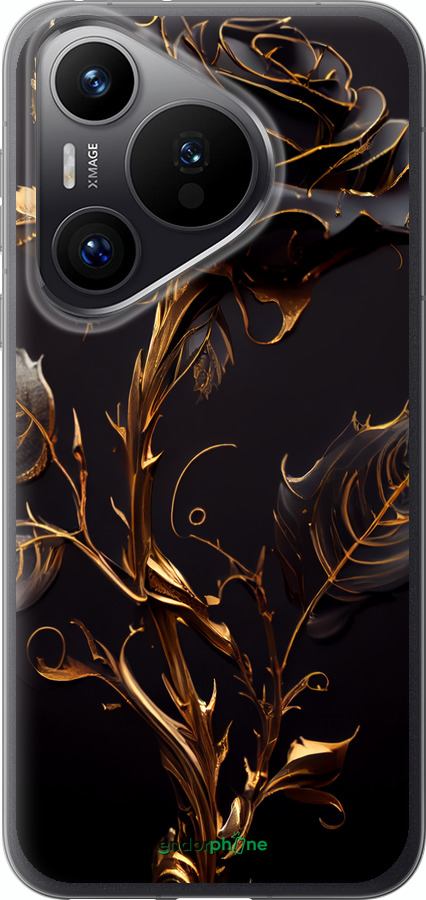 Силіконовий чехол Троянда 3 для Huawei Pura 70 PRO - 5552u-3700 изображение 