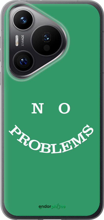 Силиконовый чехол No Problems для Huawei Pura 70 PRO - 5573u-3700 изображение 