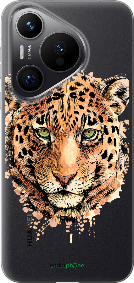 Силиконовый чехол Леопард v2 для Huawei Pura 70 PRO - 5606u-3700 изображение 