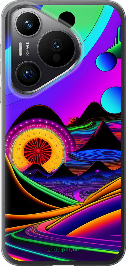 Силіконовий чехол Абстракція v3 для Huawei Pura 70 PRO - 5620u-3700 изображение 