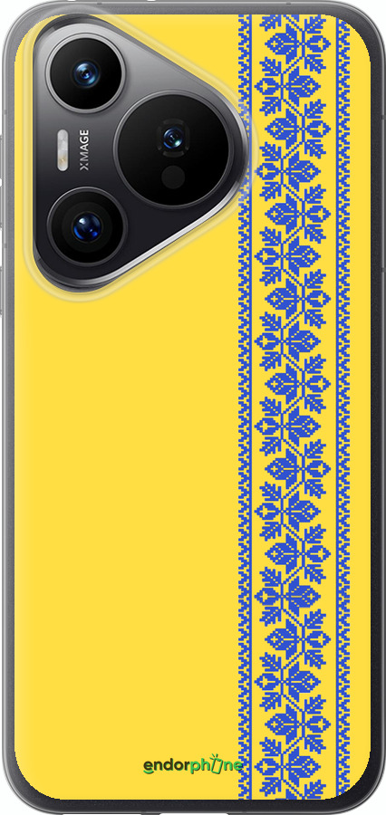 Силіконовий чехол Вишиванка 4 для Huawei Pura 70 PRO - 569u-3700 изображение 