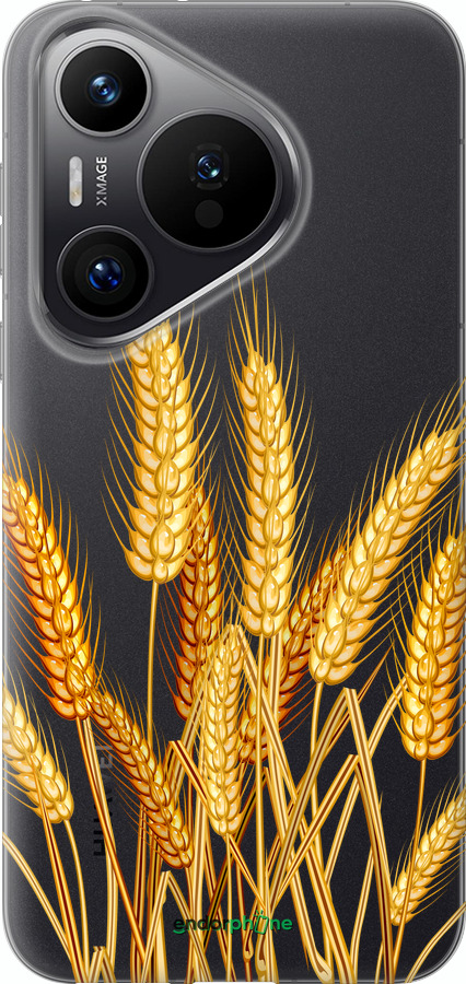 Силиконовый чехол Колоски пшеници для Huawei Pura 70 PRO - 5866u-3700 изображение 