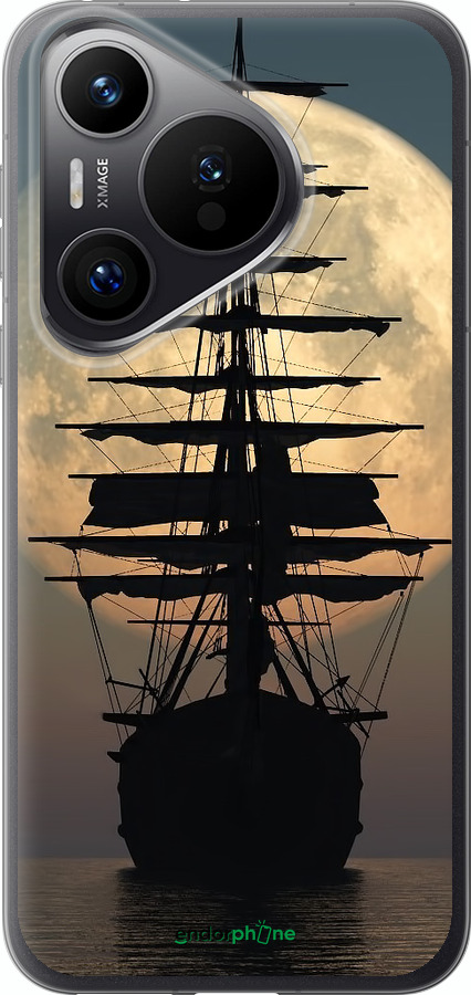 Силиконовый чехол Корабль для Huawei Pura 70 PRO - 5998u-3700 изображение 