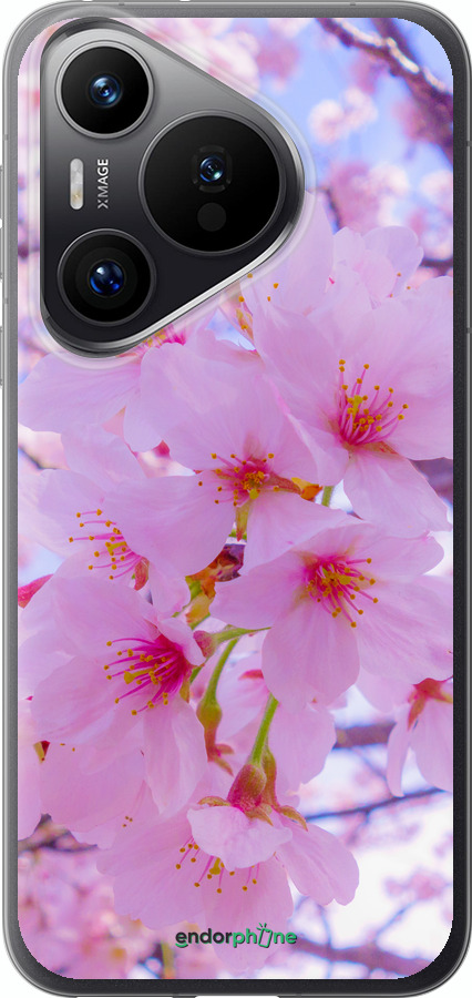 Силіконовий чехол Сакура для Huawei Pura 70 PRO - 6029u-3700 изображение 